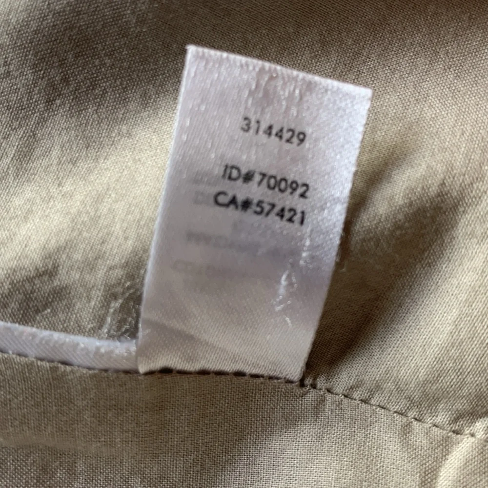 Ann Taylor LOfT 100% linen tan khaki mini skirt women’s size 6 coastal summer